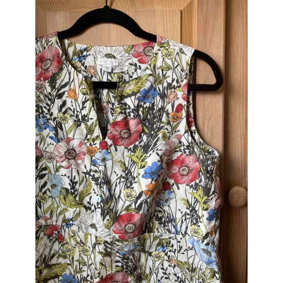 J. Jill | Love Linen Garden Floral Shift Dress | XS - Picture 3 of 6